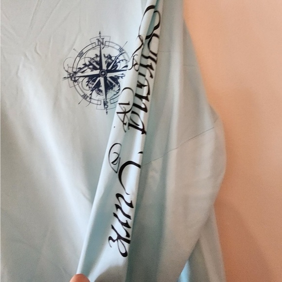 Spicy Tuna Coastal Outfitter UPF 40 Fishing Shirt Long Sleeve mens xl - Picture 5 of 6